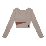 Load image into Gallery viewer, Celestia Panelled Long Sleeve Yoga T-Shirt
