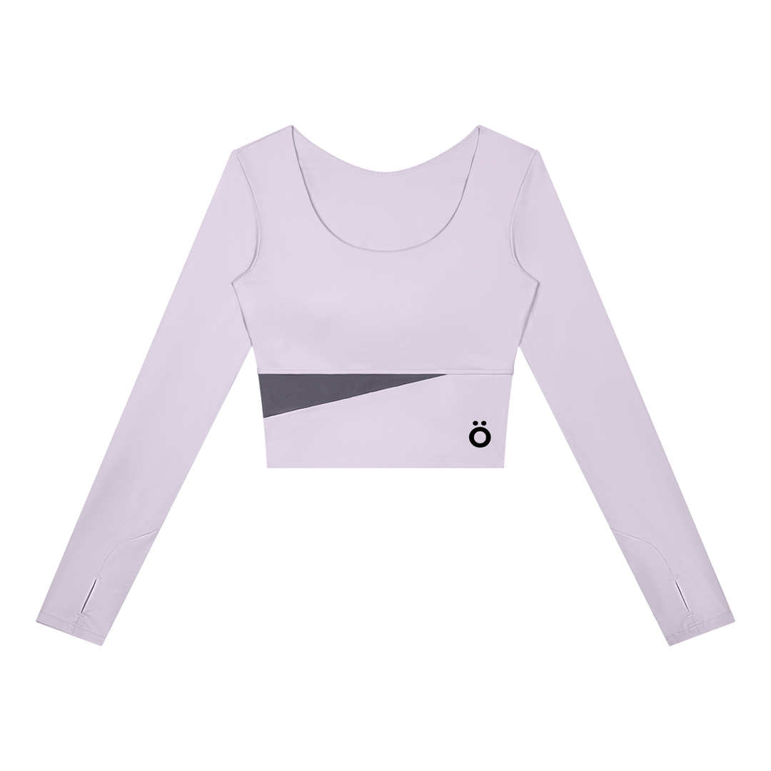 Celestia Panelled Long Sleeve Yoga T-Shirt