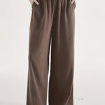 Load image into Gallery viewer, Women's Linen Wide Leg Pants High Waist Flowing Relaxed Casual Style
