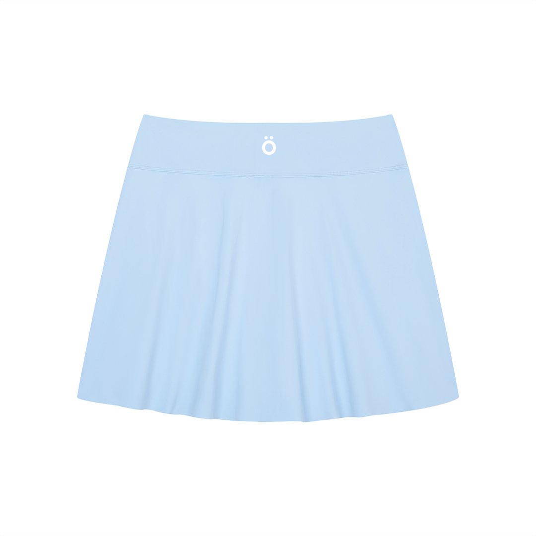 Viola A-Line Contrast Panel Slit Skirt