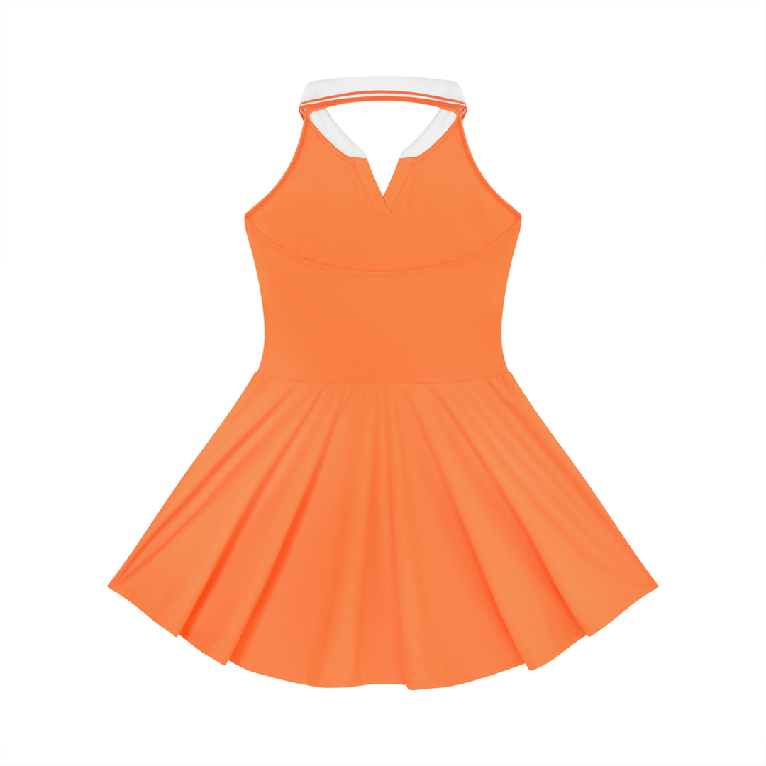 Lucia Collared Halter A-Line Tennis One Piece Dress