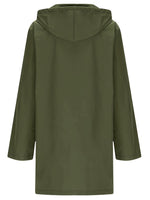 Load image into Gallery viewer, Women's Trench Coat Hooded Button Front Longline Pocket Style
