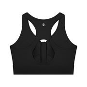 Priscilla Cropped Zip Yoga Sports Bra