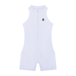 Load image into Gallery viewer, Minerva Quarter-Zip Yoga Romper - Light Colors
