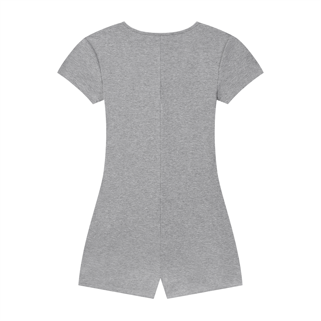 Claudia Dual-Function Cape Tie-Waist Romper