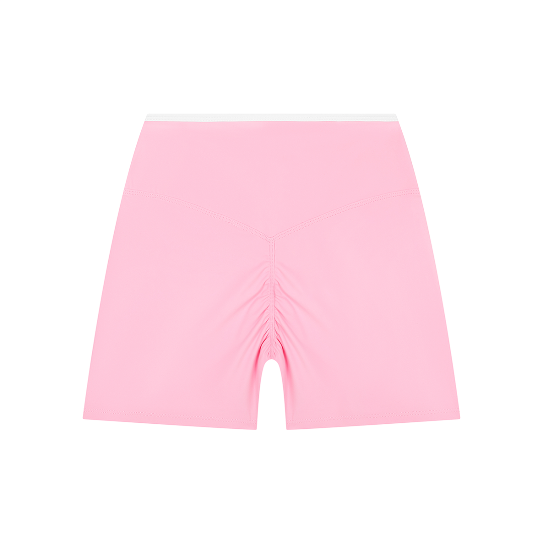 Antonia High Rise Block Yoga Shorts