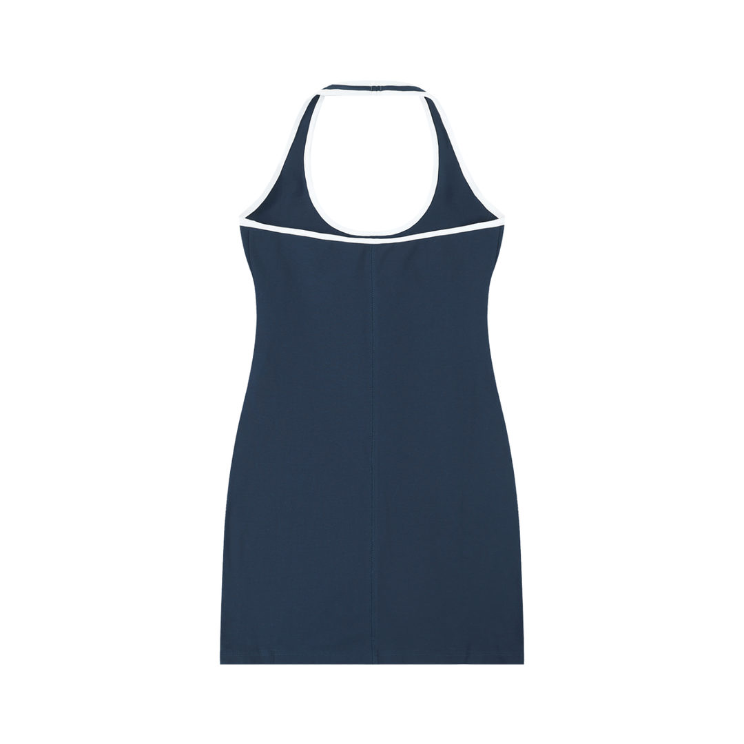 Aurelia Binding Tight Halter Dress