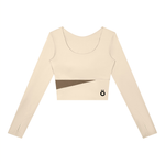 Load image into Gallery viewer, Celestia Panelled Long Sleeve Yoga T-Shirt
