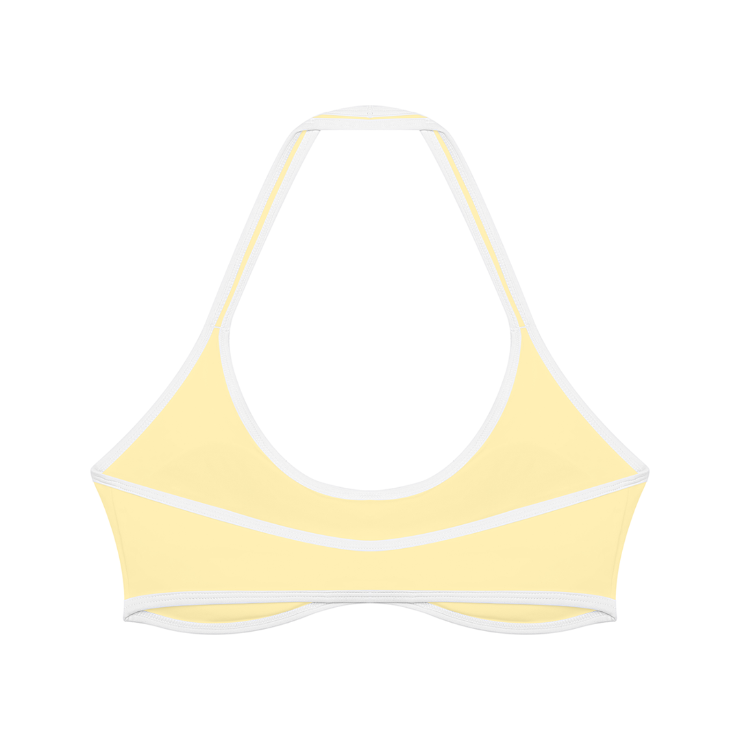 Diana Halter Color Block Yoga Sports Bra
