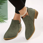 Load image into Gallery viewer, Women's Low Heel Slip-On Boots
