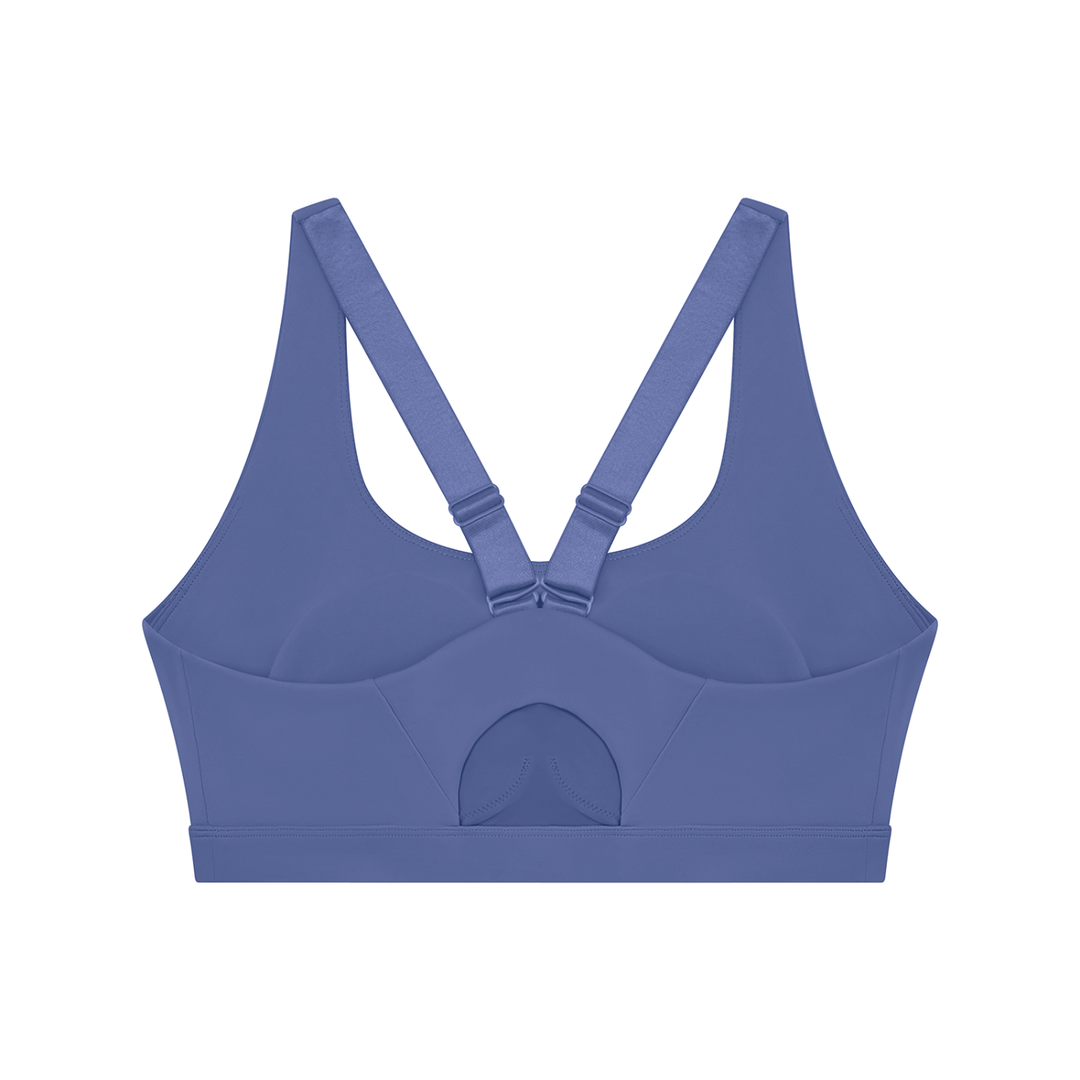 Beatrix Yoga Sports Bra - Black & Navy Blue