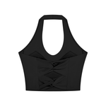 Load image into Gallery viewer, Severina Halter Yoga Sports Bra - In Black

