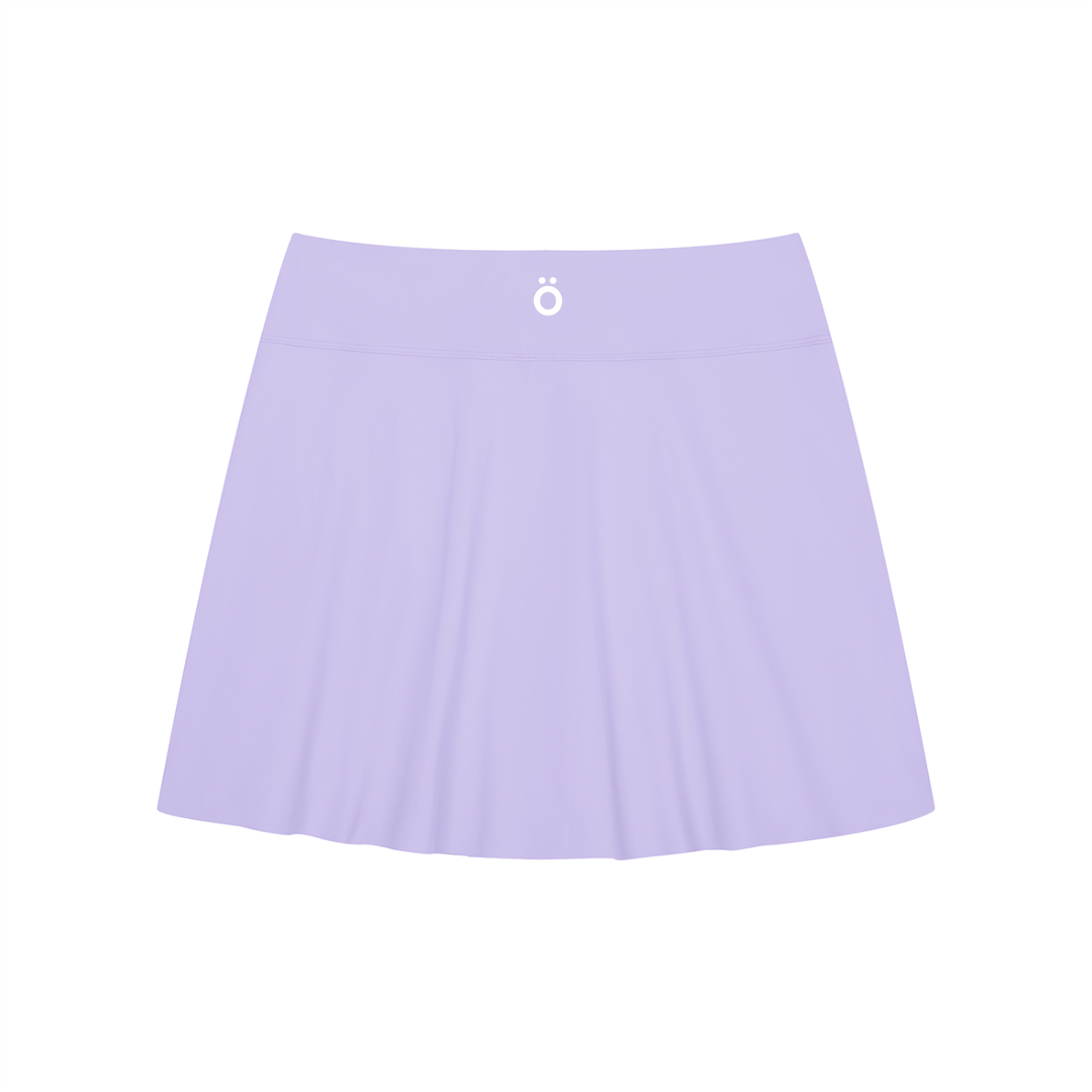 Viola A-Line Contrast Panel Slit Skirt