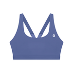 Load image into Gallery viewer, Beatrix Yoga Sports Bra - Black &amp; Navy Blue

