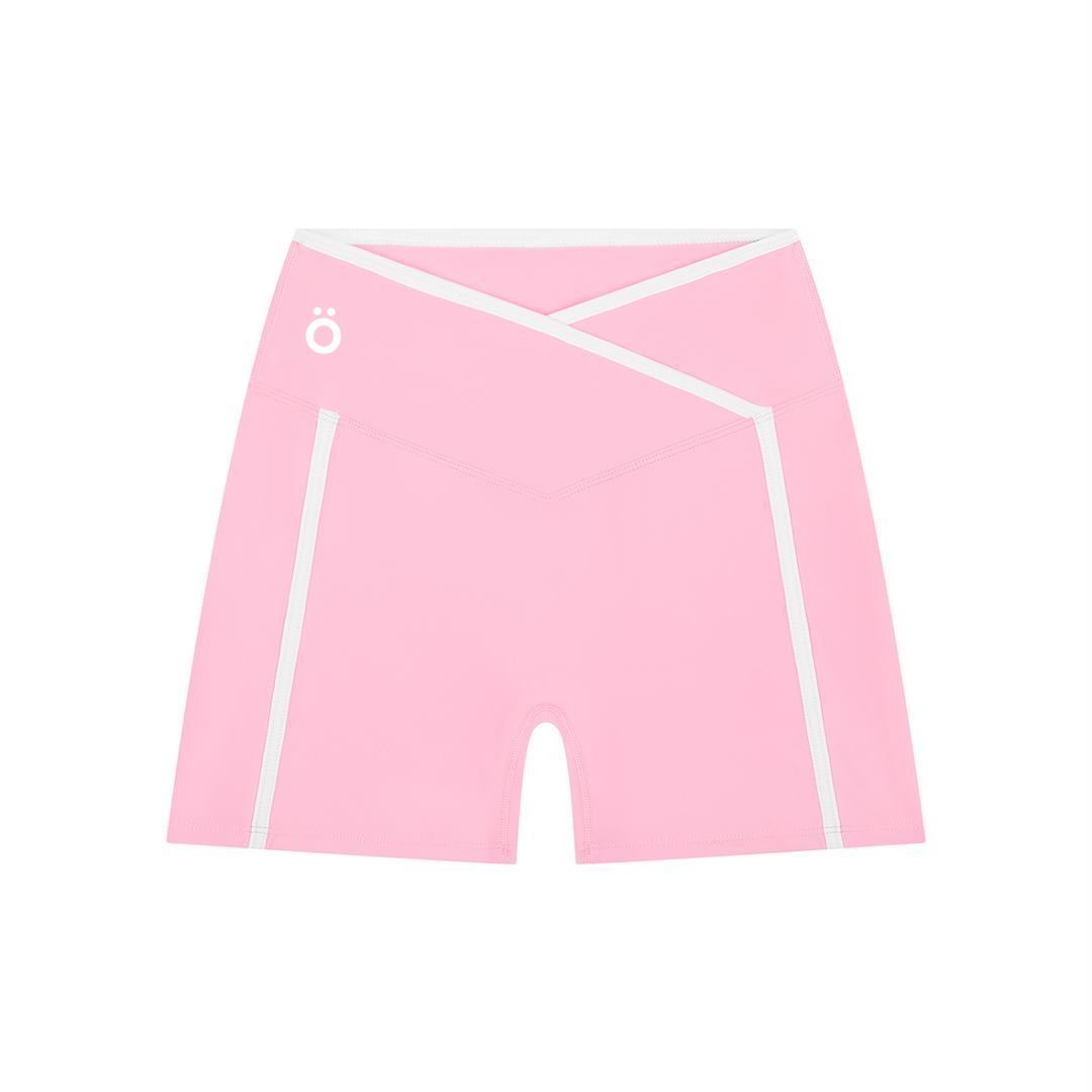 Antonia High Rise Block Yoga Shorts