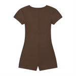 Load image into Gallery viewer, Claudia Dual-Function Cape Tie-Waist Romper
