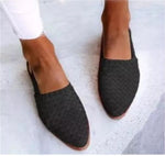 Load image into Gallery viewer, Women's Woven Mules Pointed Toe
