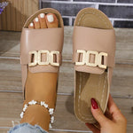 Load image into Gallery viewer, Women's Mules Buckle Strap Open Toe Slip On Style

