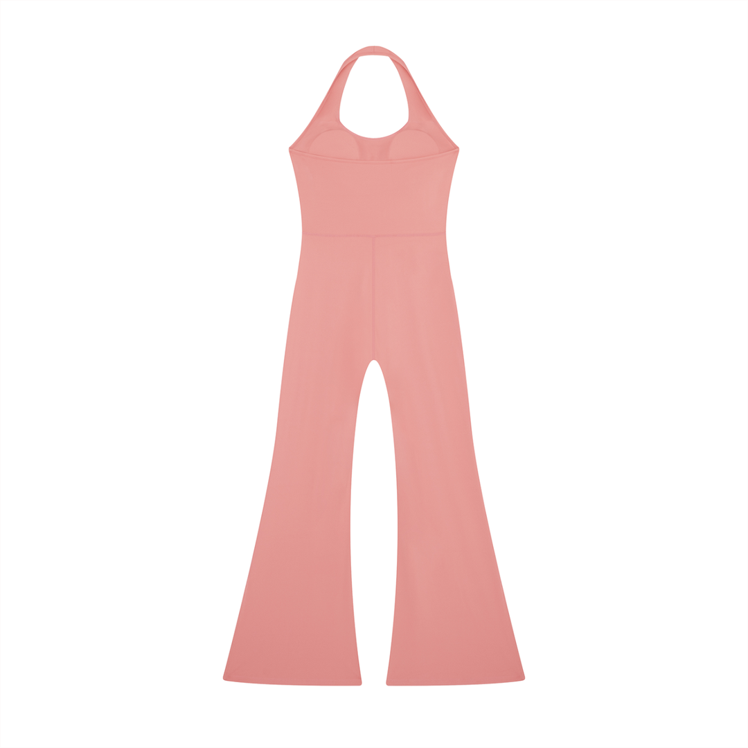 Valeria Halter Flared Jumpsuit