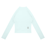 Load image into Gallery viewer, Cassia Slit Panel Yoga Jacket - In Light Blue
