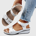 Load image into Gallery viewer, Women's Orthopedic Sandals Buckle Strap Platform Open Toe Style
