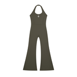 Load image into Gallery viewer, Valeria Halter Flared Jumpsuit
