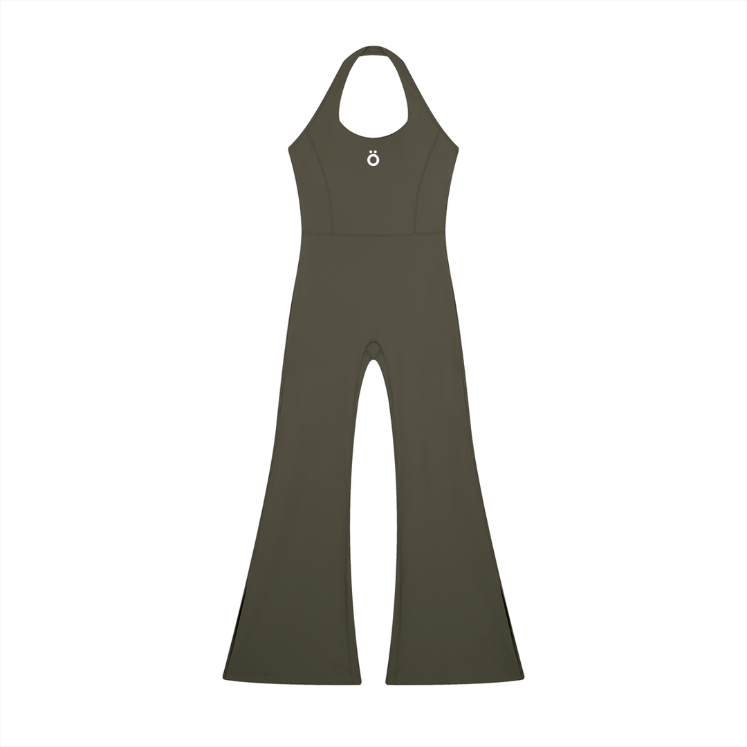 Valeria Halter Flared Jumpsuit