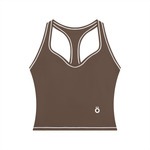 Load image into Gallery viewer, Hortensia Topstitching Yoga Tank Top
