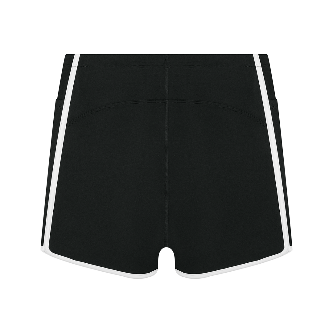 Mira High Rise Color Block Yoga Shorts
