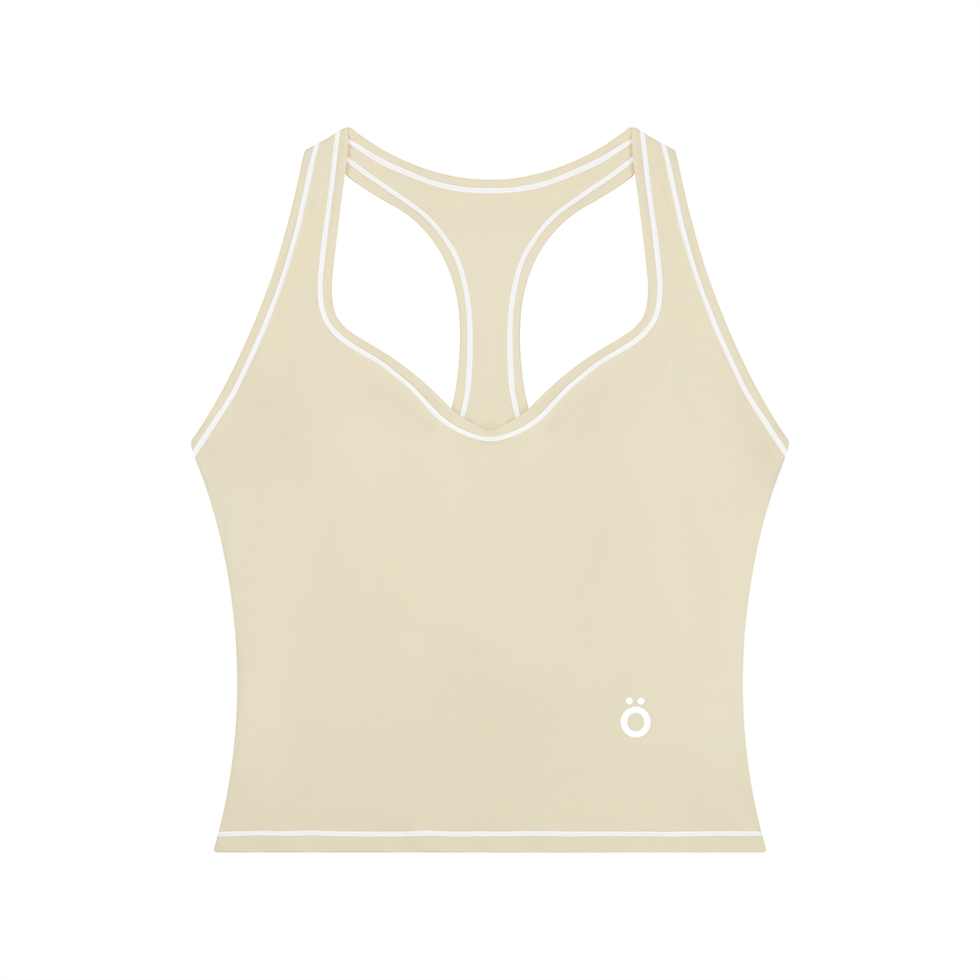 Hortensia Topstitching Yoga Tank Top