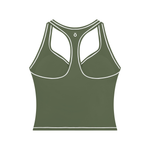 Load image into Gallery viewer, Hortensia Topstitching Yoga Tank Top
