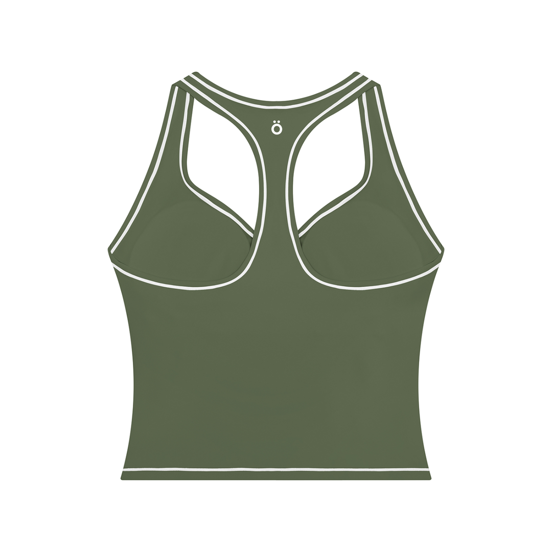 Hortensia Topstitching Yoga Tank Top