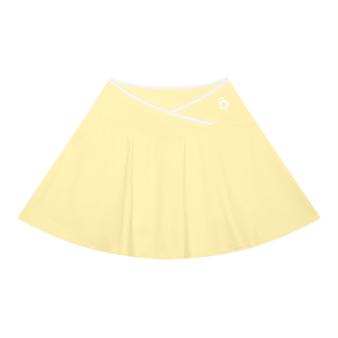 Pomona Block A-Line Skirt - Yellow & Sky Blue