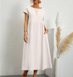Load image into Gallery viewer, Tracy | Elegant Casual Maxi Dress for Women in Lightweight Style
