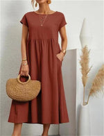 Load image into Gallery viewer, Tracy | Elegant Casual Maxi Dress for Women in Lightweight Style

