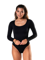 Load image into Gallery viewer, Snatch Them CocoaPlums! | Long Sleeve Thong Bodysuit
