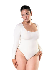 Snatch Them CocoaPlums! | Long Sleeve Thong Bodysuit