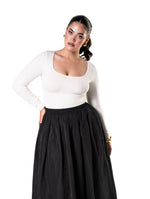 Load image into Gallery viewer, Snatch Them CocoaPlums! | Long Sleeve Thong Bodysuit
