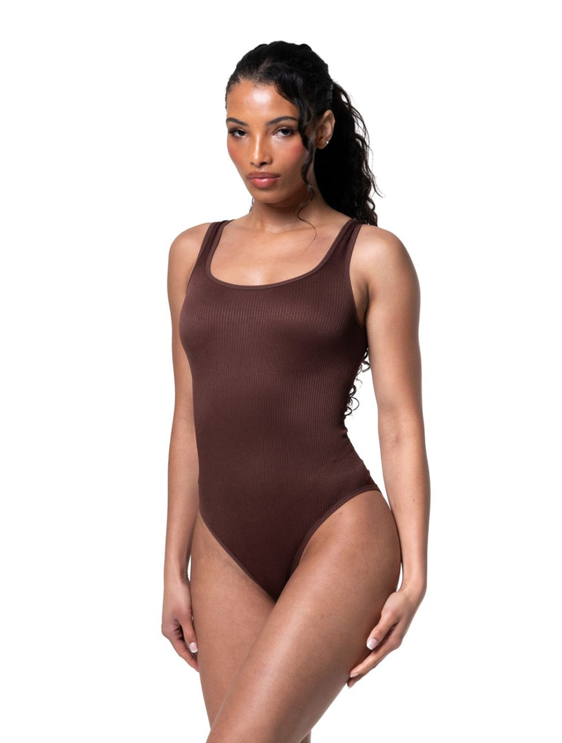 Snatch Them CocoaPlums! | Ribbed Snatched Shapewear Bodysuit