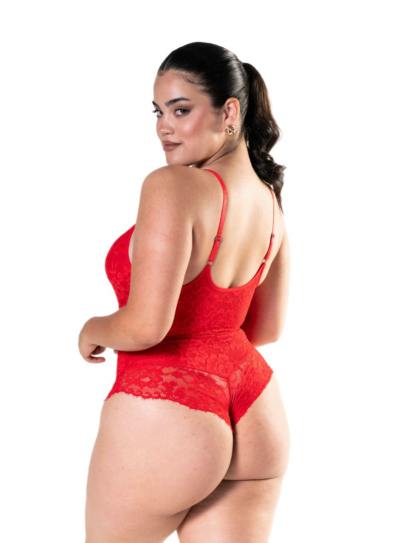 Snatch Them CocoaPlums! | Shapewear Laced Bodysuit