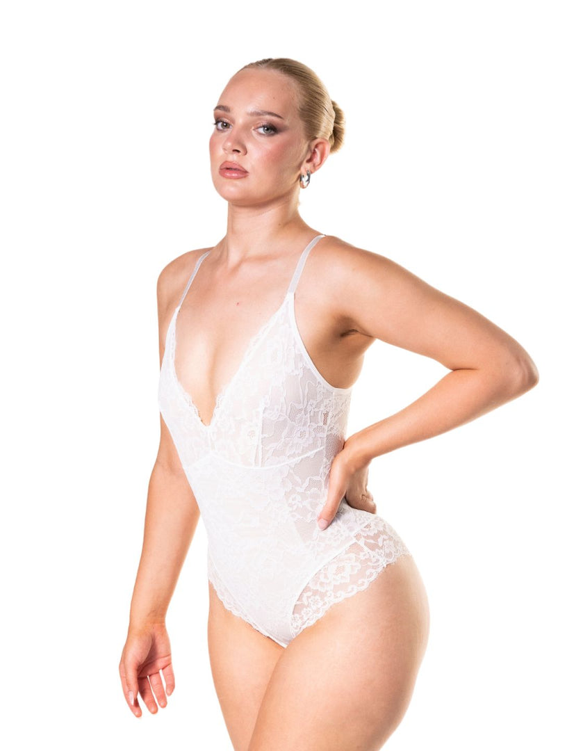 Snatch Them CocoaPlums! | Shapewear Laced Bodysuit
