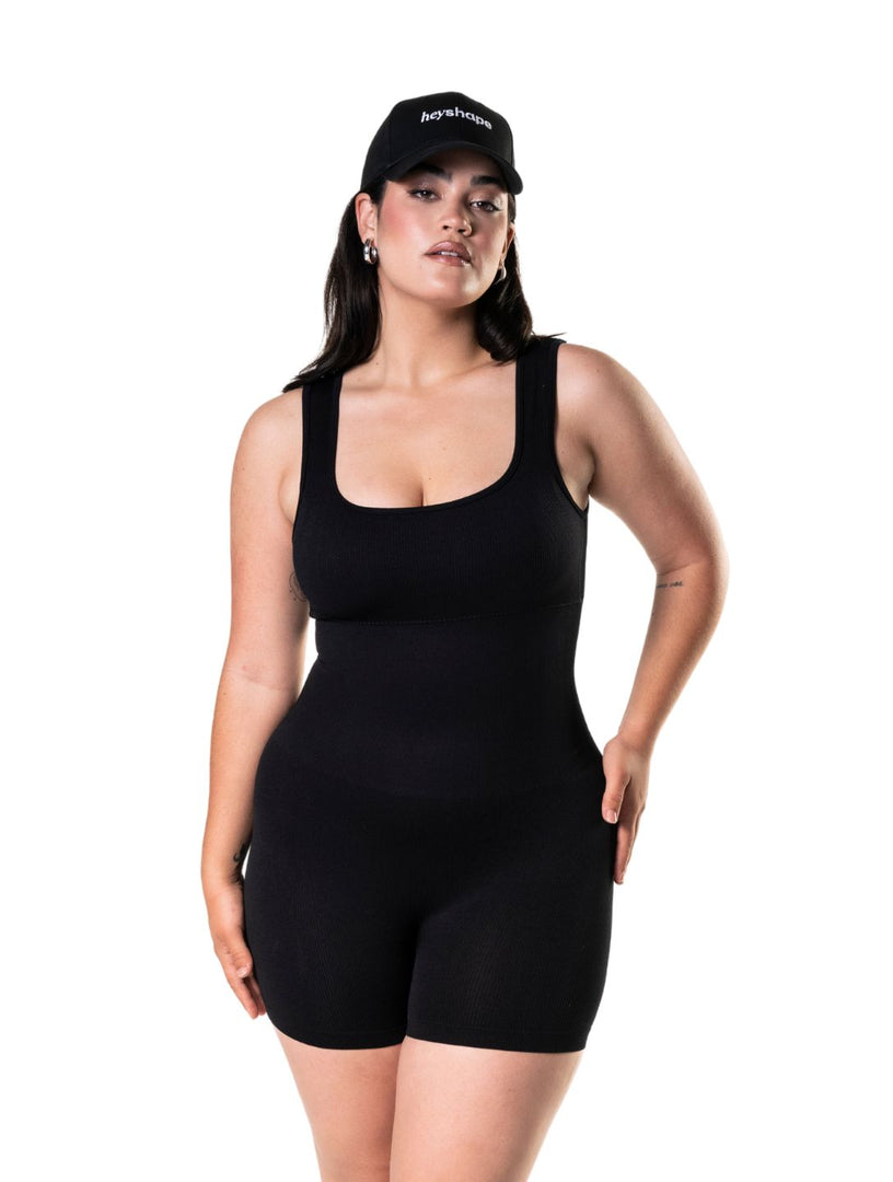 Snatch Them CocoaPlums! | Square Neck Shapewear Jumpsuit