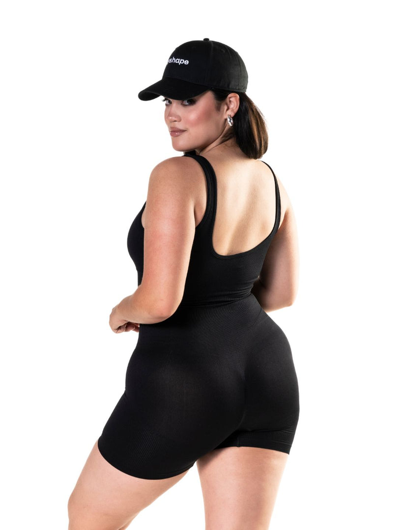 Snatch Them CocoaPlums! | Square Neck Shapewear Jumpsuit