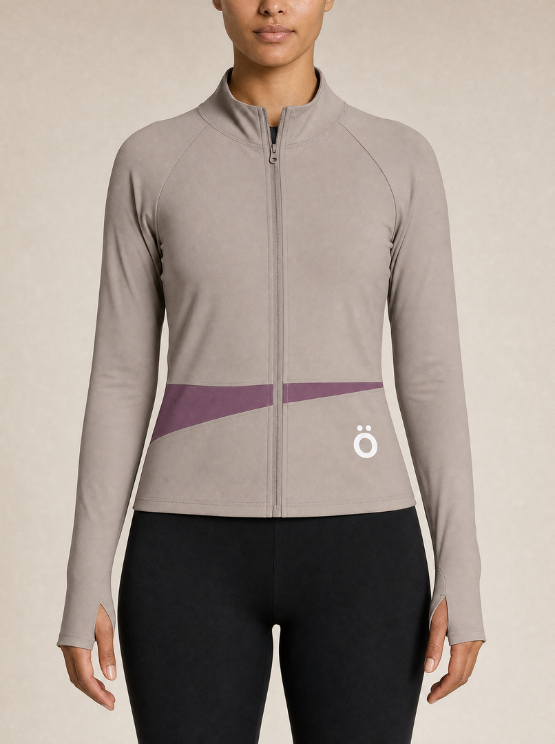 Cassia Slit Panel Yoga Jacket