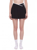 Load image into Gallery viewer, Pomona Block A-Line Skirt - In Black

