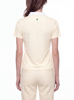 Load image into Gallery viewer, Vespera Block Polo Shirt - In Beige
