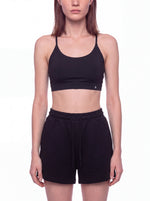 Load image into Gallery viewer, Junia Yoga Block Sports Bra - In Black
