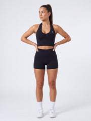 Severina Halter Yoga Sports Bra - In Black