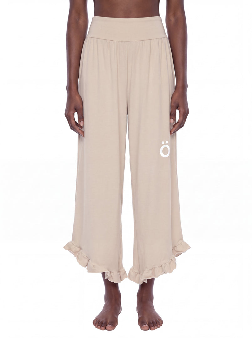 Aurora Ruched Wide Leg Pants