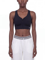 Load image into Gallery viewer, Priscilla Cropped Zip Yoga Sports Bra
